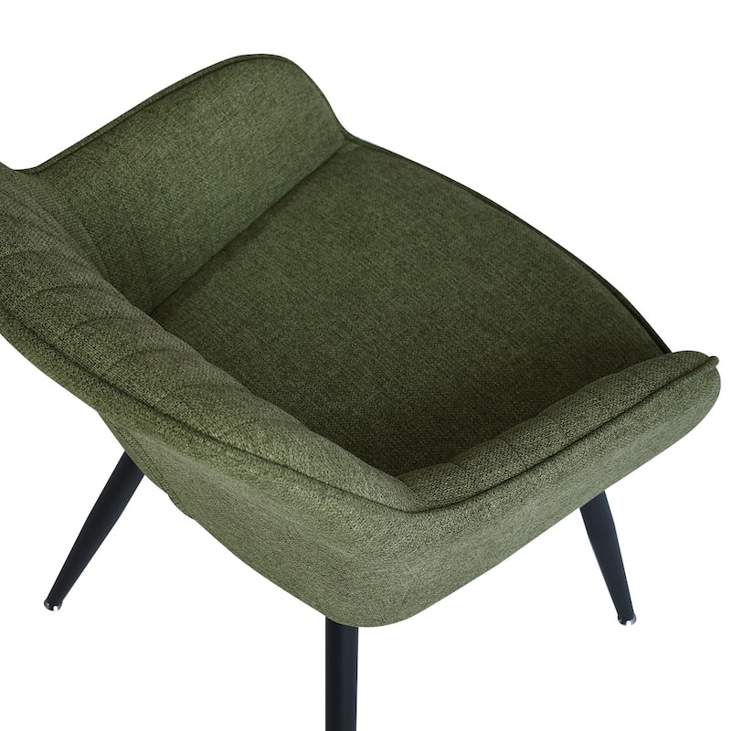 Upholstered Dining Chair with Arms (Set of 2)