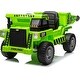 preview thumbnail 1 of 29, Ride on Dump Truck,12V Ride on Construction Vehicle with Parents Control,Electric Dump Bed and Extra Shovel,Phone Stand Green
