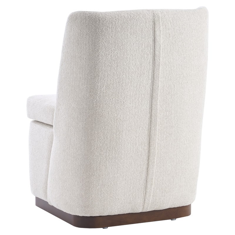 Modern Upholstered Accent Chair with Back for Dining Room, Living Room, Bedroom
