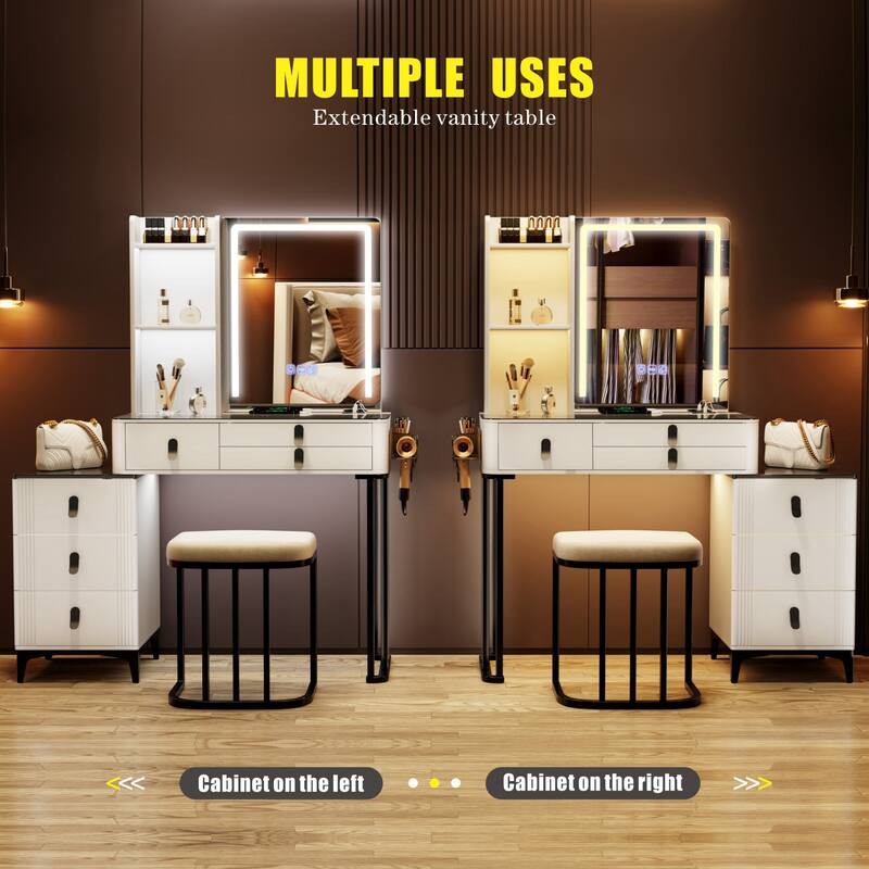 Makeup Vanity with LED Light