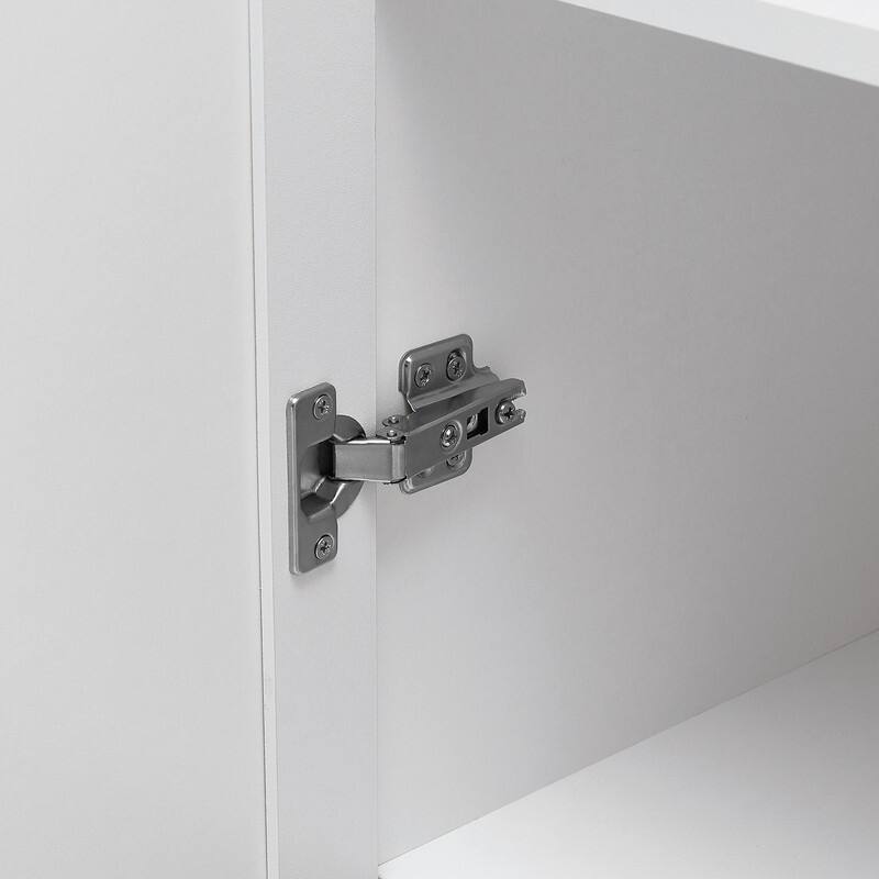 Tall Bathroom Storage Cabinet with 2 Doors & Adjustable Shelf, Pantry Storage Cabinet Narrow Cabinets for Kitchen Bathroom