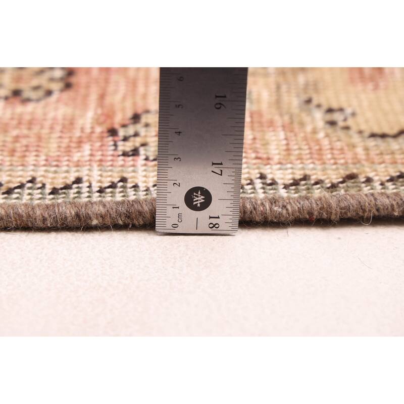 ECARPETGALLERY Hand-knotted Antalya Vintage Light Red Wool Rug - 8'11 x 12'7