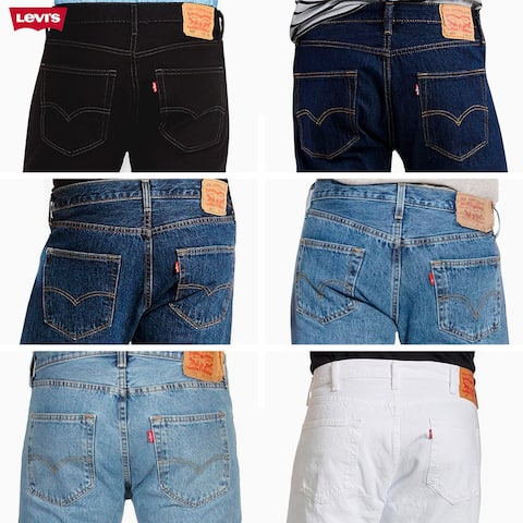 Levis 501 Original Fit Jeans Straight Leg Button Fly 100% Cotton