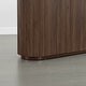 preview thumbnail 36 of 50, Spruce & Spring 70-inch Wide Modern Sideboard Cabinet with Semi-Cylindrical Columns