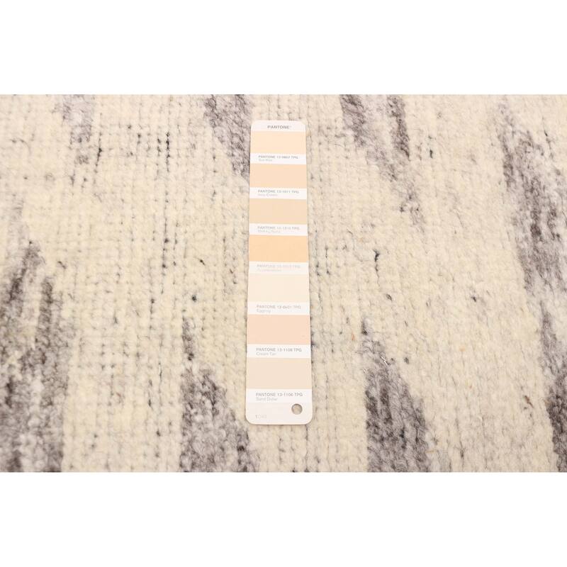 ECARPETGALLERY Hand-knotted Tangier Ivory Wool Rug - 8'1 x 10'0