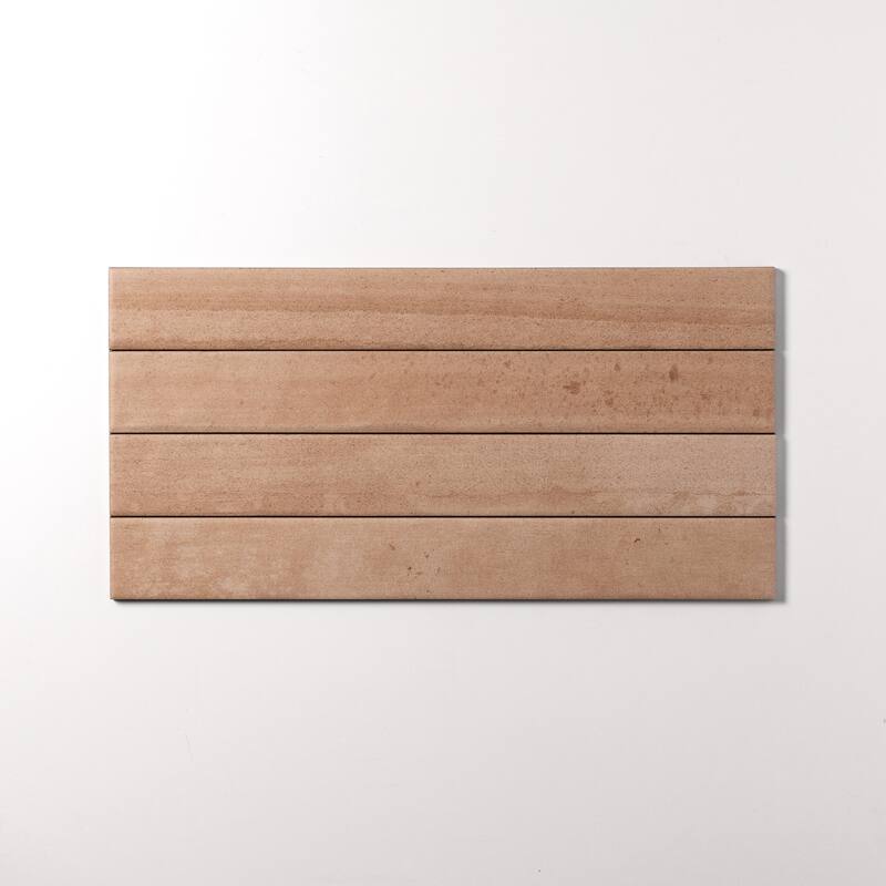 Adobe 2"x16" Glazed Porcelain Subway Wall and Floor Tile