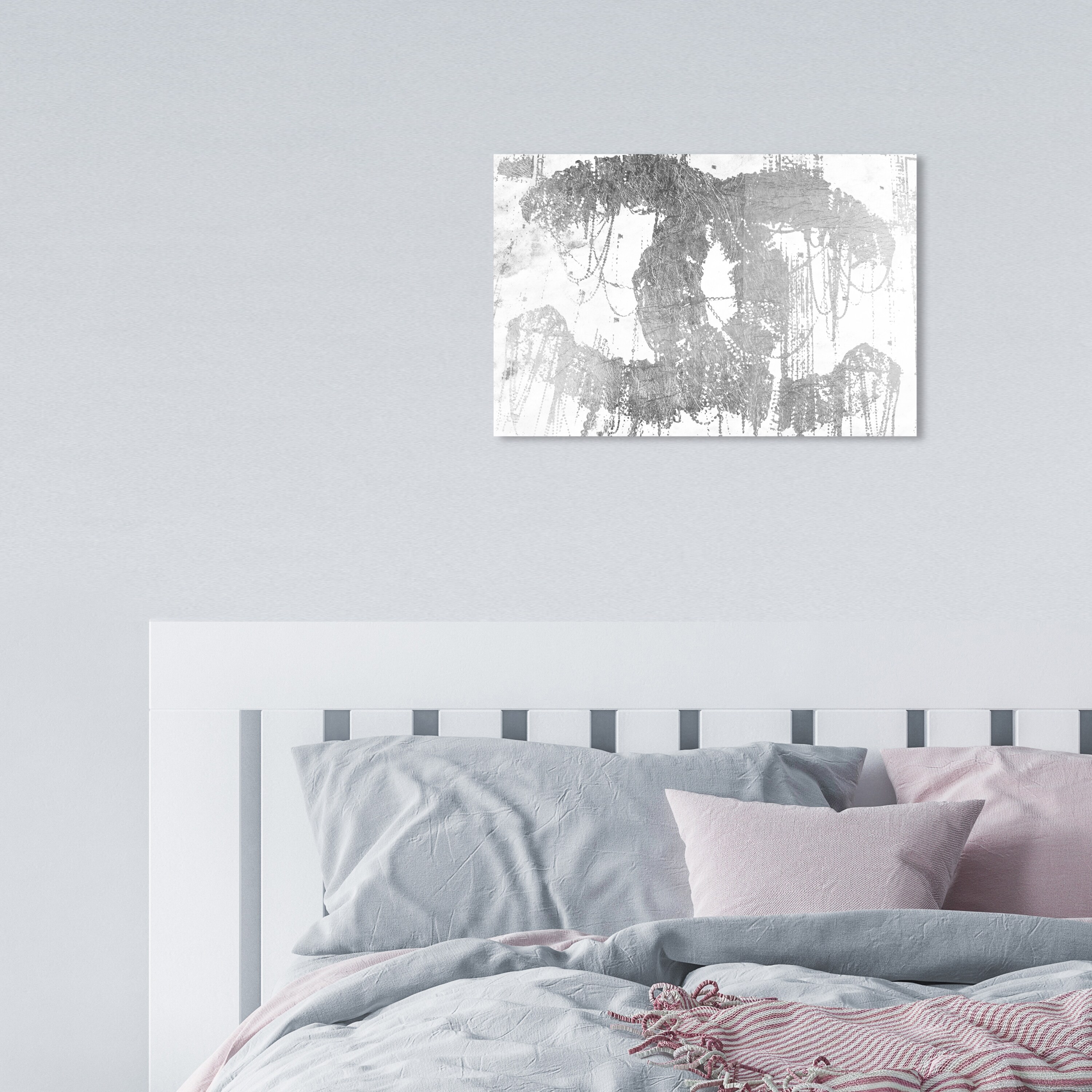 Oliver Gal 'Hey Lolita Silver' Fashion and Glam Wall Art Canvas