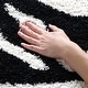 preview thumbnail 13 of 15, SAFAVIEH Florida Shag Rozinka Zebra Animal Print 1.2-inch Thick Rug 6' x 8' - Ivory/Black - Rectangle