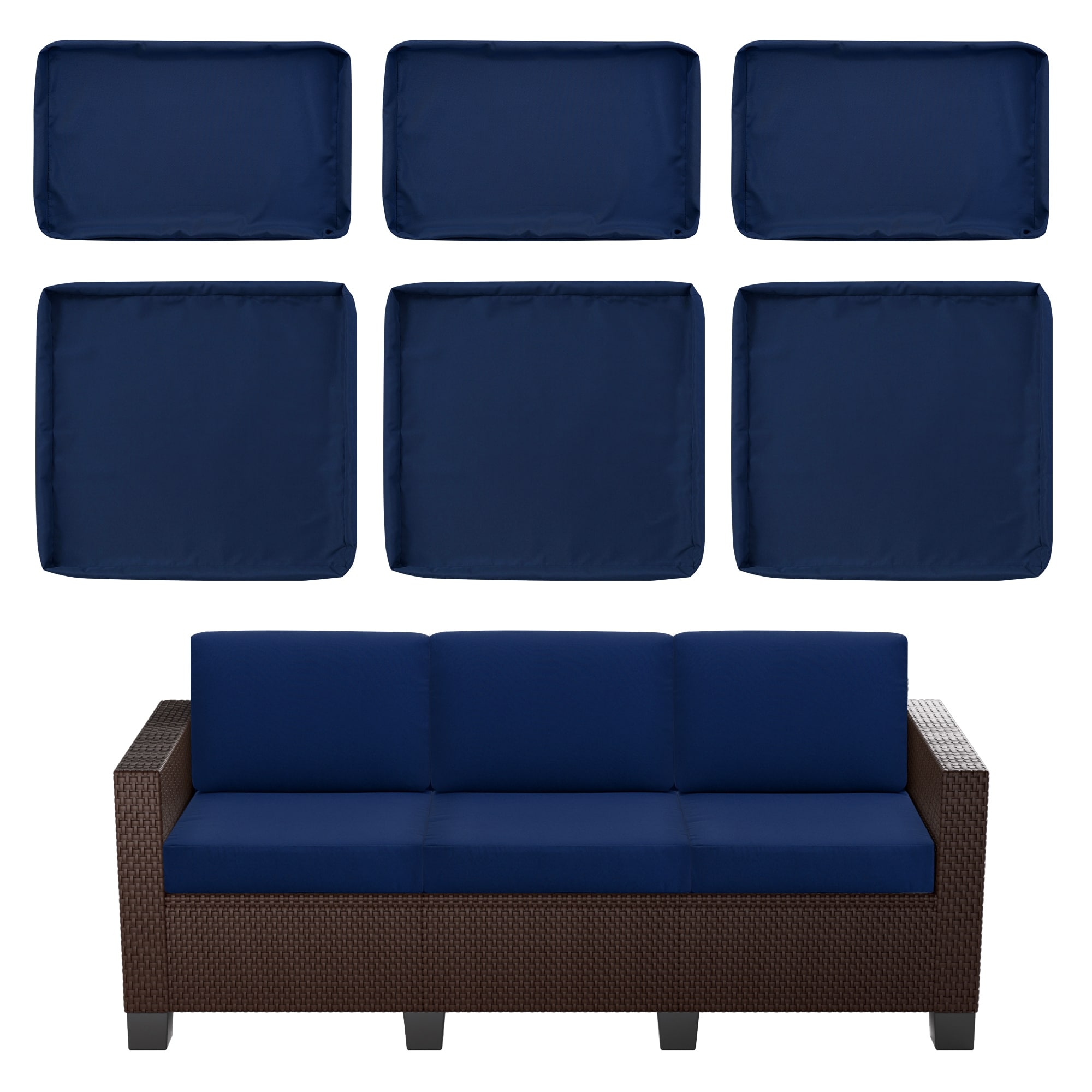 Replacement zippered couch cushion covers online