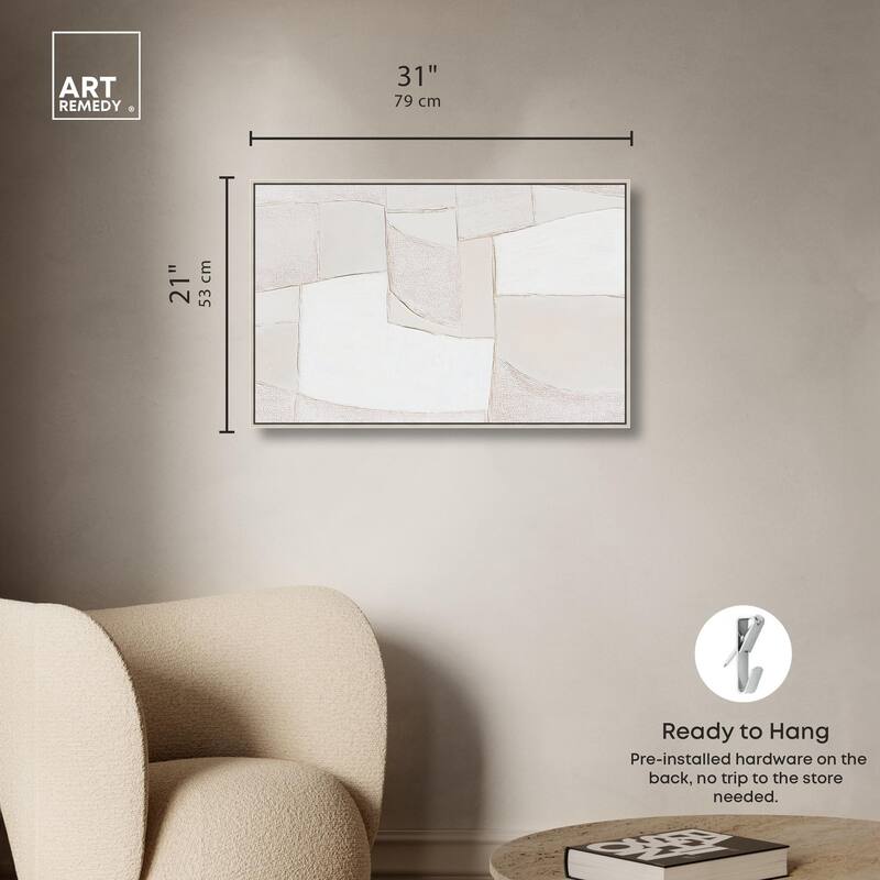 Veiled Calm Canvas by Art Remedy