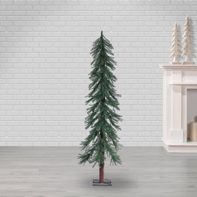 6 Foot Unlit Alpine Tree with 657 tips - N/A