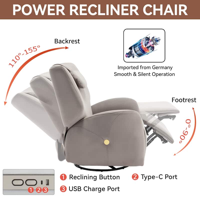 Modern Power Recliner