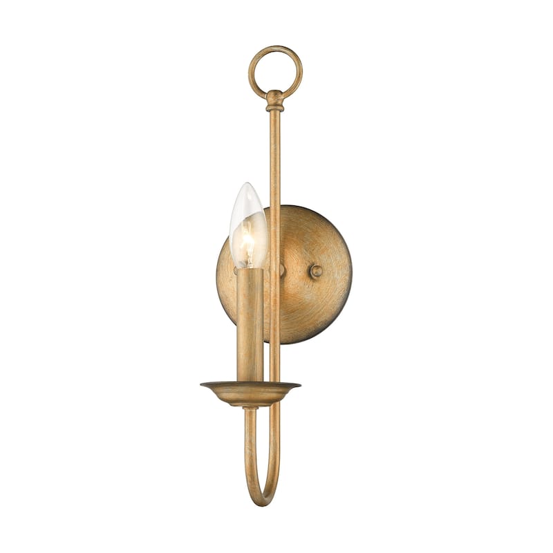Livex Lighting Estate Single Light 16" Tall Wall Sconce