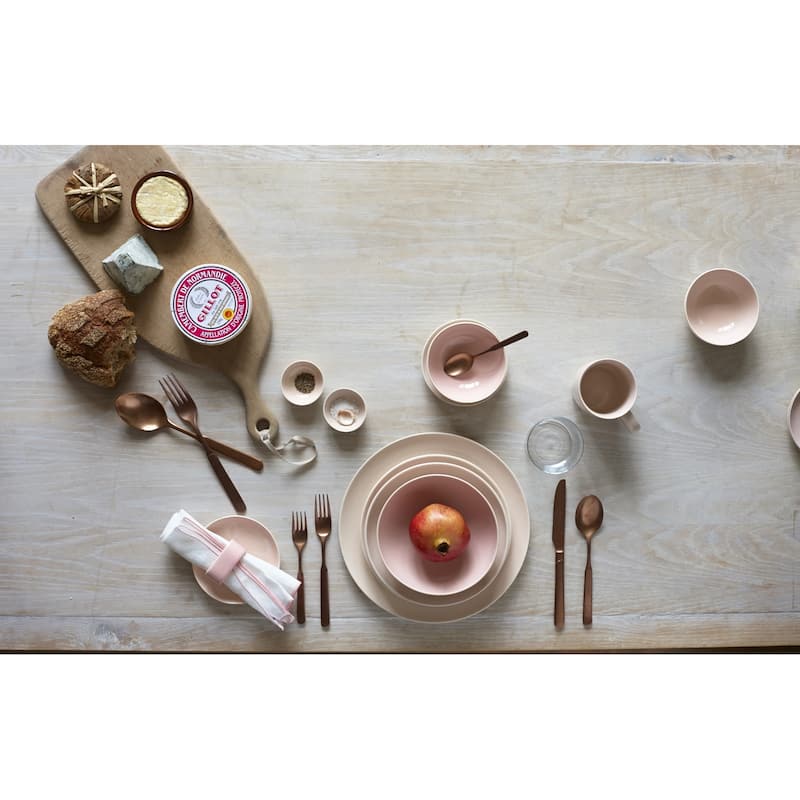 Shell Bisque Collection 16-Piece Dinnerware Set