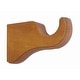 preview thumbnail 27 of 41, Mix & Match Wood Single / Double Curtain Rod Bracket Single Bracket - Heritage Oak (2-Pack)