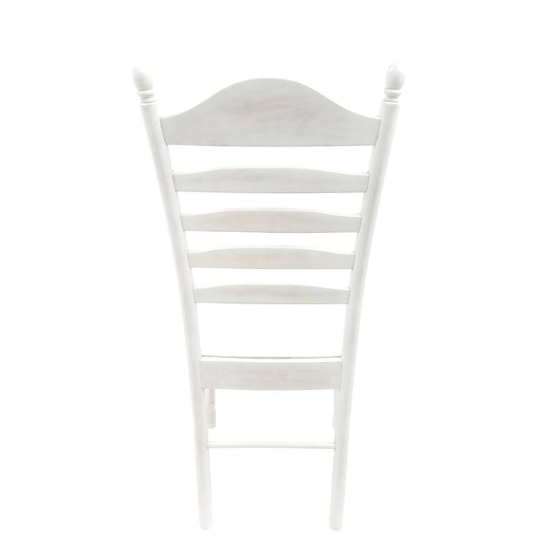 Ladder Backrest Dining Chair - 42" - Driftwood Brown