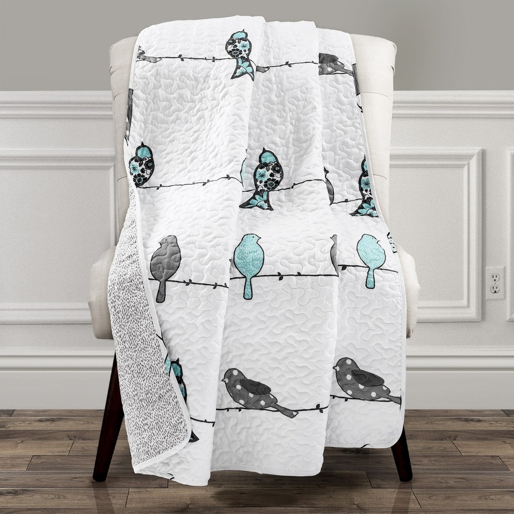 Lush Decor Rowley Birds Throw Blanket