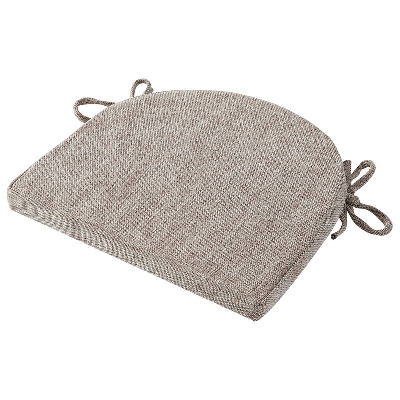 Sweet Home Collection U-Shape Molded Memory Foam Chair Pads With Ties