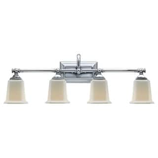 Nicholas 4-Light Bathroom Vanity Light in Polished Chrome