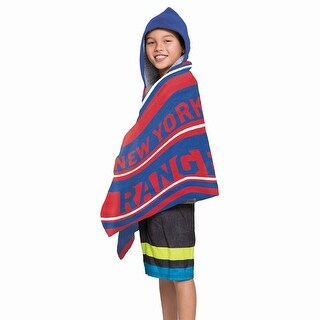 NHL New York Rangers Juvy Hooded Towel - 21x51 - Bed Bath & Beyond ...