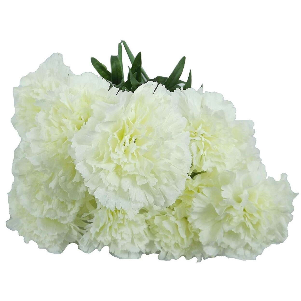 Shop Artificial Flowers Artificial Carnations White Flowers