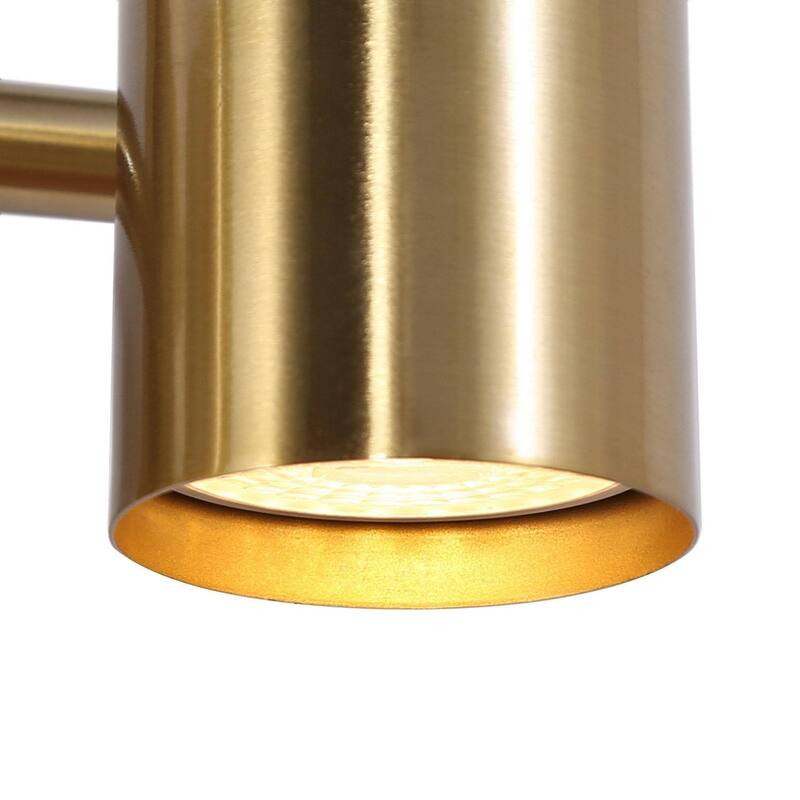 Modern 4-Light Adjustable Head Spotlight Flush Mount Ceiling Light