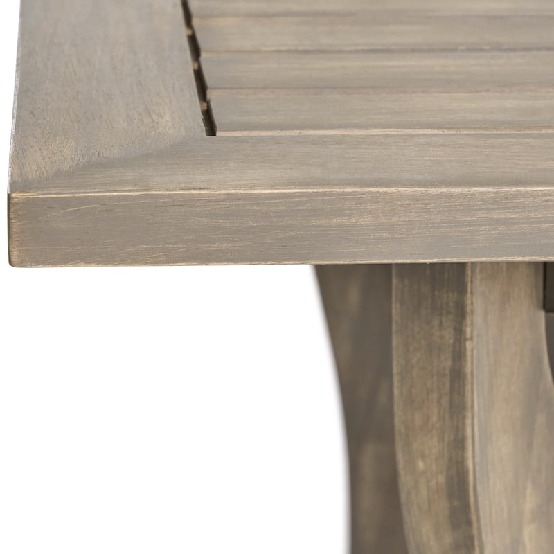 Outdoor Acacia Wood Square Dining table - 31.50"L x 31.50"W x 30.00"H