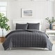 preview thumbnail 2 of 15, Nautica Solid Brushed Jersey Reversible Quilt Set
