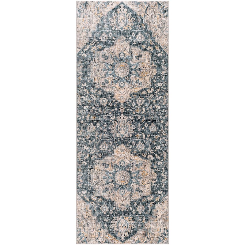 Livabliss Traditional Cardiff Medallion Area Rug