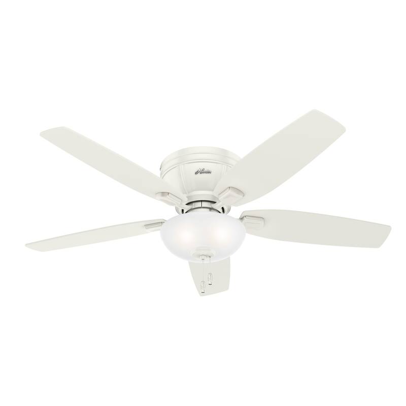 Hunter 52" Kenbridge Low Profile Ceiling Fan with LED Light Kit and Pull Chain