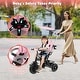 preview thumbnail 15 of 16, Costway Toddler Tricycle, 7 in 1 Push Trike with Adjustable Canopy