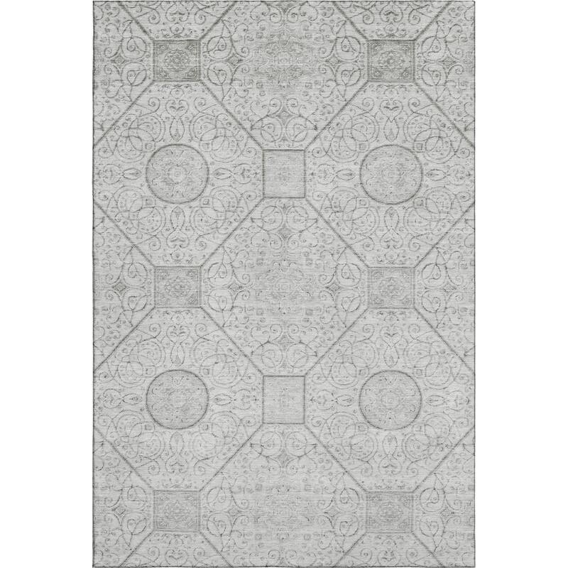 Premium Washable Super Soft Traditional Mosaic Mayfield Rug