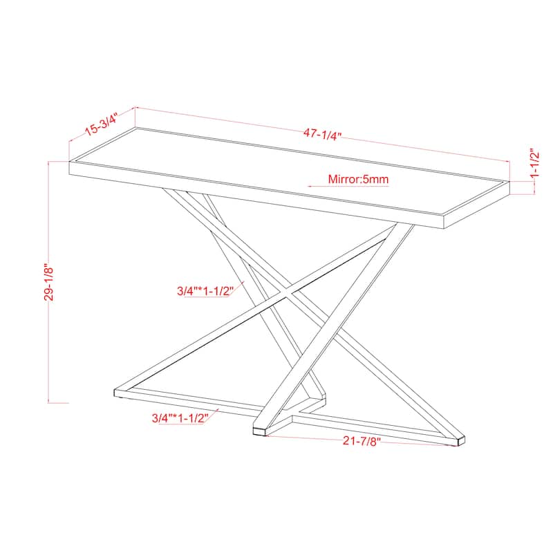 Starrla Chic Chrome Mirror Top 3-Piece Coffee Table Set by Furniture of America