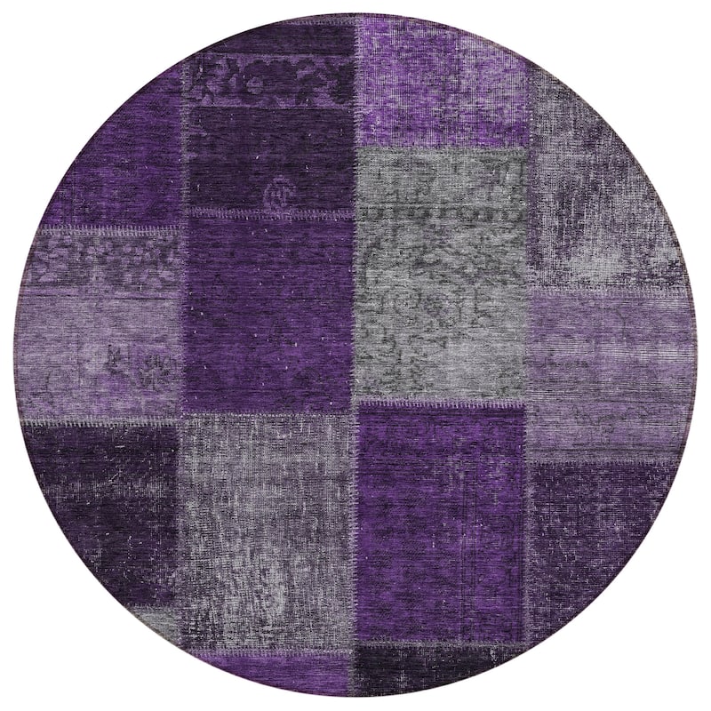 Machine Washable Indoor/ Outdoor Chantille Vintage Oriental Rug