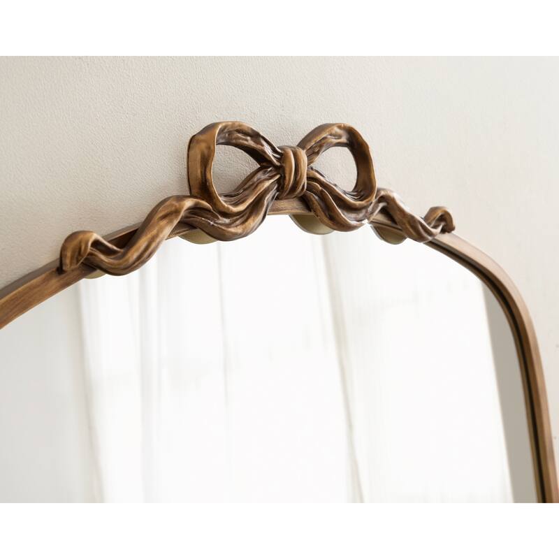 Kate and Laurel Arendahl Ribbon Arched Mirror