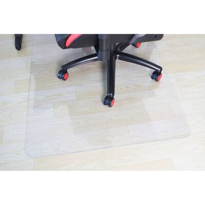 Transparent PVC Chair Mat for Hard Floors, 35''x47''x3mm Floor Protector