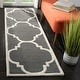 preview thumbnail 65 of 112, SAFAVIEH Handmade Chatham Vicie Modern Wool Rug 2'3" x 7' Runner - Dark Grey/Ivory - Runner