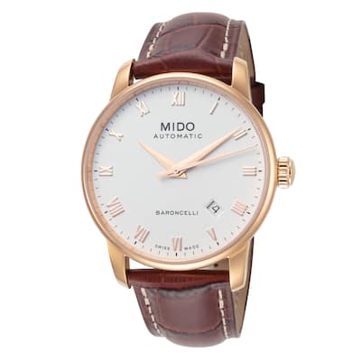 Mido Men's Baroncelli 38mm Automatic Watch M86002268 - Silver - N/A