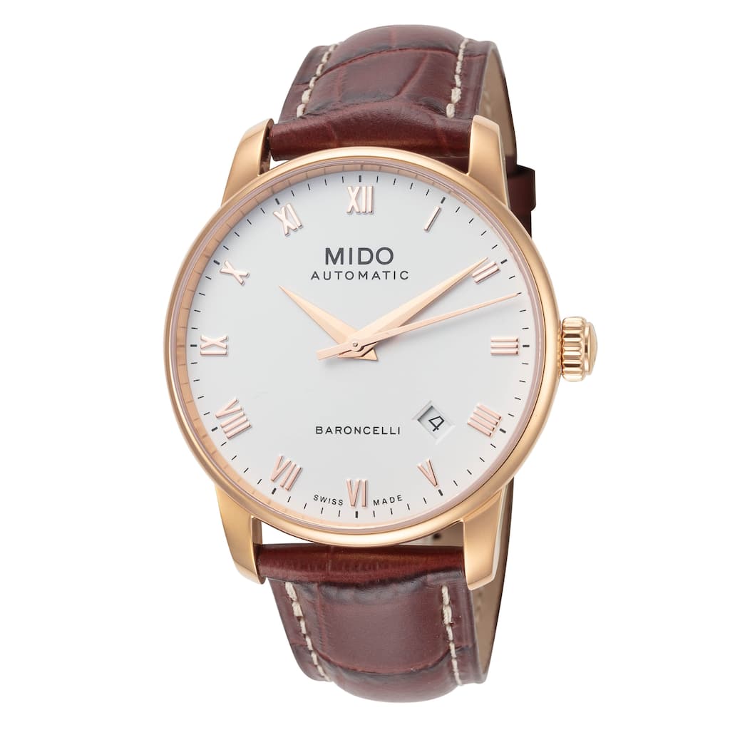 Mido Men's Baroncelli 38mm Automatic Watch M86002268 - Silver - N/A