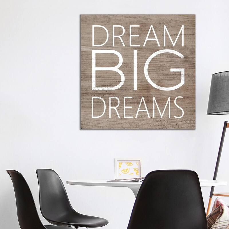 iCanvas "Dream Big Dreams " by Jaxn Blvd. Canvas Print - 37x37x1.5