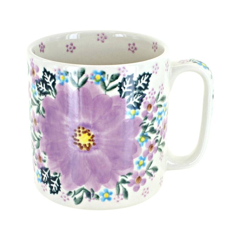 Blue Rose Polish Pottery Vena Mug