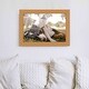 preview thumbnail 5 of 6, 26x8 Frame Gold Real Wood Picture Frame Width 1.75 inches | Interior