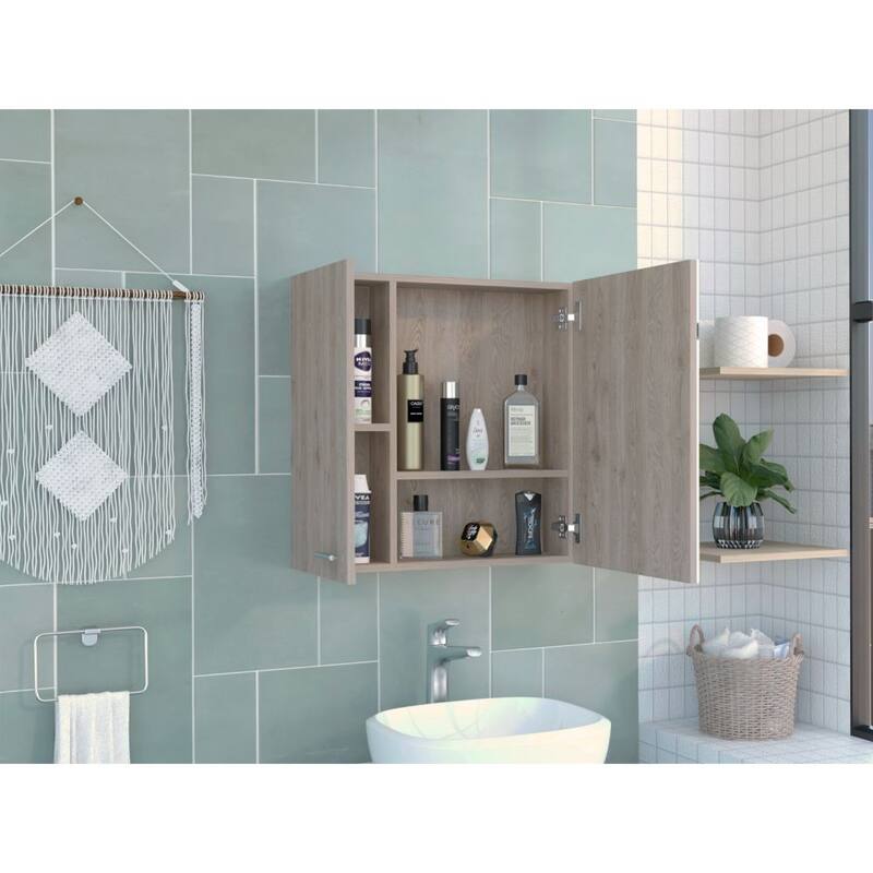 Medicine Cabinet, Four Internal Shelves, Single Door