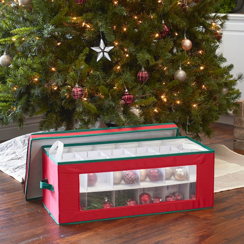 Household Essentials Ornament Storage Box - 27'' x 13.5'' x 10''