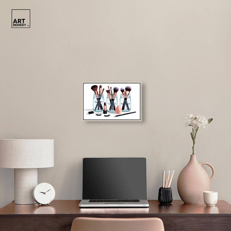 Glamour Glassware Canvas by Art Remedy