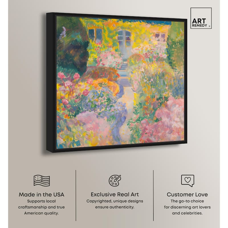 Hues of Happiness II Canvas by Art Remedy