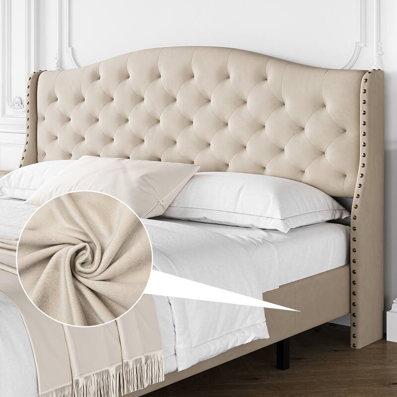 Bed Frame with Headboard and Footboard