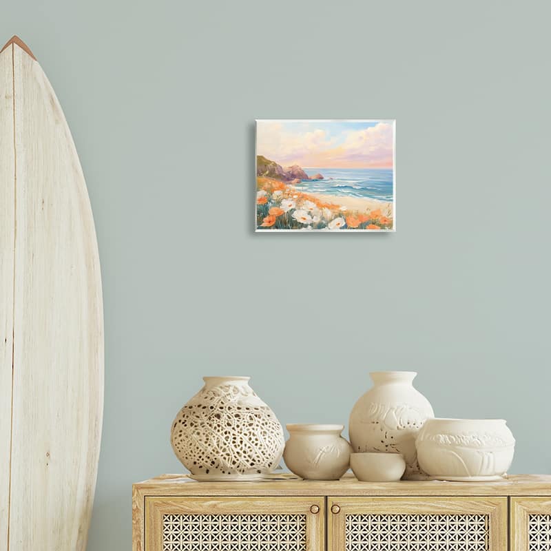 Stupell Poppies by Beach Bay Wall Plaque Art Design By Arlington Prints