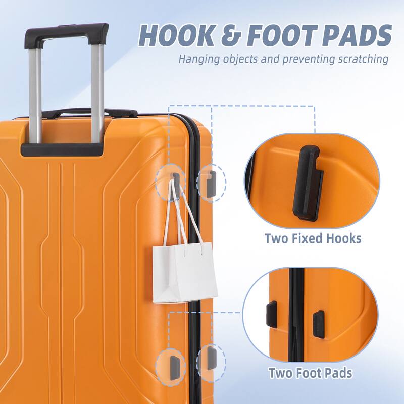 20"/24"/28" 3 pcs/set in ABS Spinner Wheel Luggage