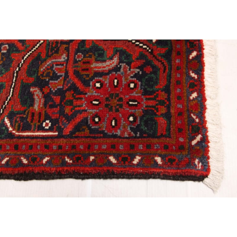 ECARPETGALLERY Hand-knotted Sarabi Dark Red Wool Rug - 6'8 x 9'6